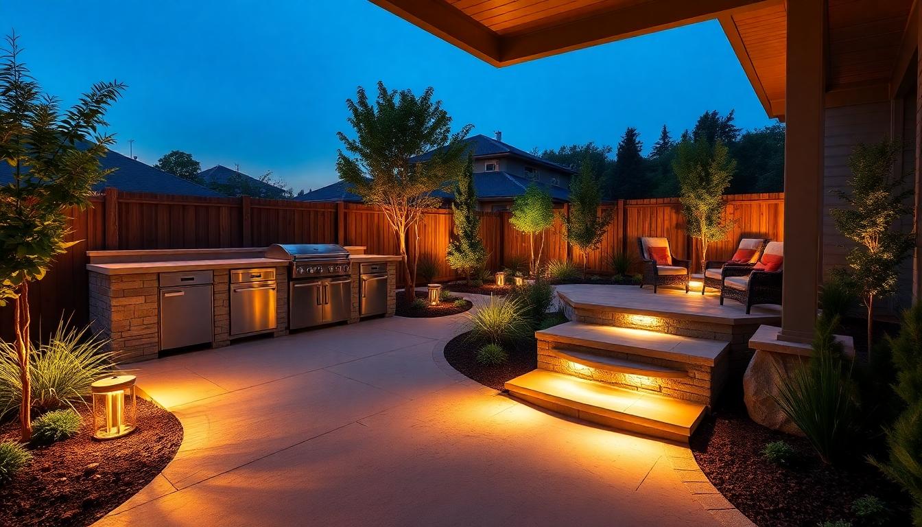 10 Stunning Outdoor Kitchen Lighting Ideas to Transform Your Backyard Space 16 10 Stunning Outdoor Kitchen Lighting Ideas to Transform Your Backyard Space 15
