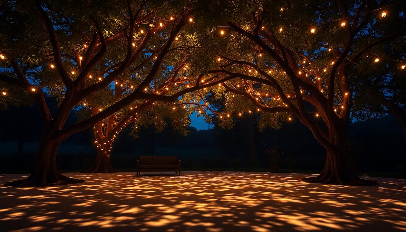 15 Stunning Outdoor Tree Lighting Ideas to Transform Your Backyard Sanctuary 8 15 Stunning Outdoor Tree Lighting Ideas to Transform Your Backyard Sanctuary 7