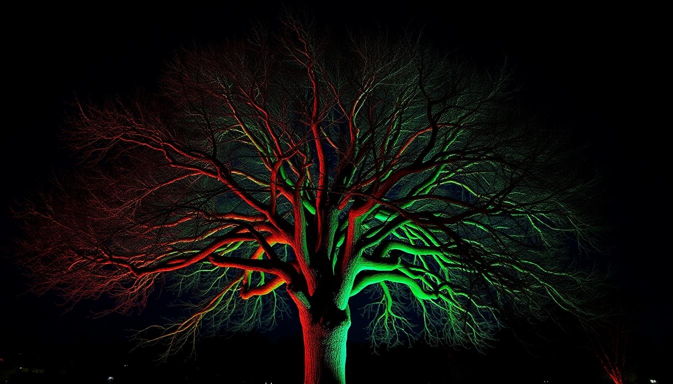 15 Stunning Outdoor Tree Lighting Ideas to Transform Your Backyard Sanctuary 6 15 Stunning Outdoor Tree Lighting Ideas to Transform Your Backyard Sanctuary 5