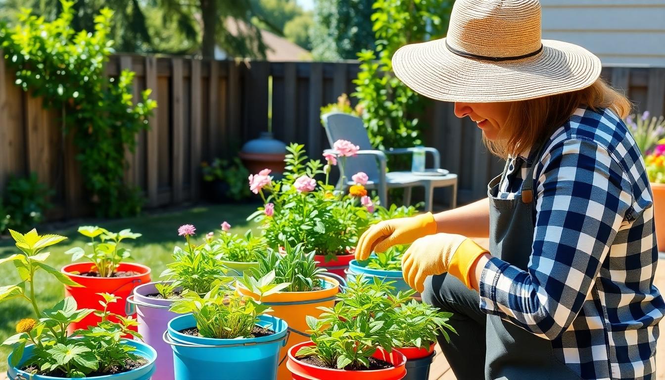10 Game-Changing Bucket Gardening Tips for Tiny Spaces | Grow More with Less 10 10 Game-Changing Bucket Gardening Tips for Tiny Spaces | Grow More with Less 9