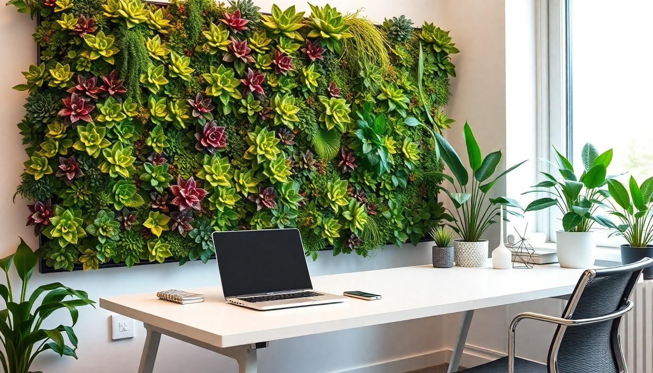 10 Fresh Plant Decor Ideas to Transform Your Home Office Space 2 10 Fresh Plant Decor Ideas to Transform Your Home Office Space 1