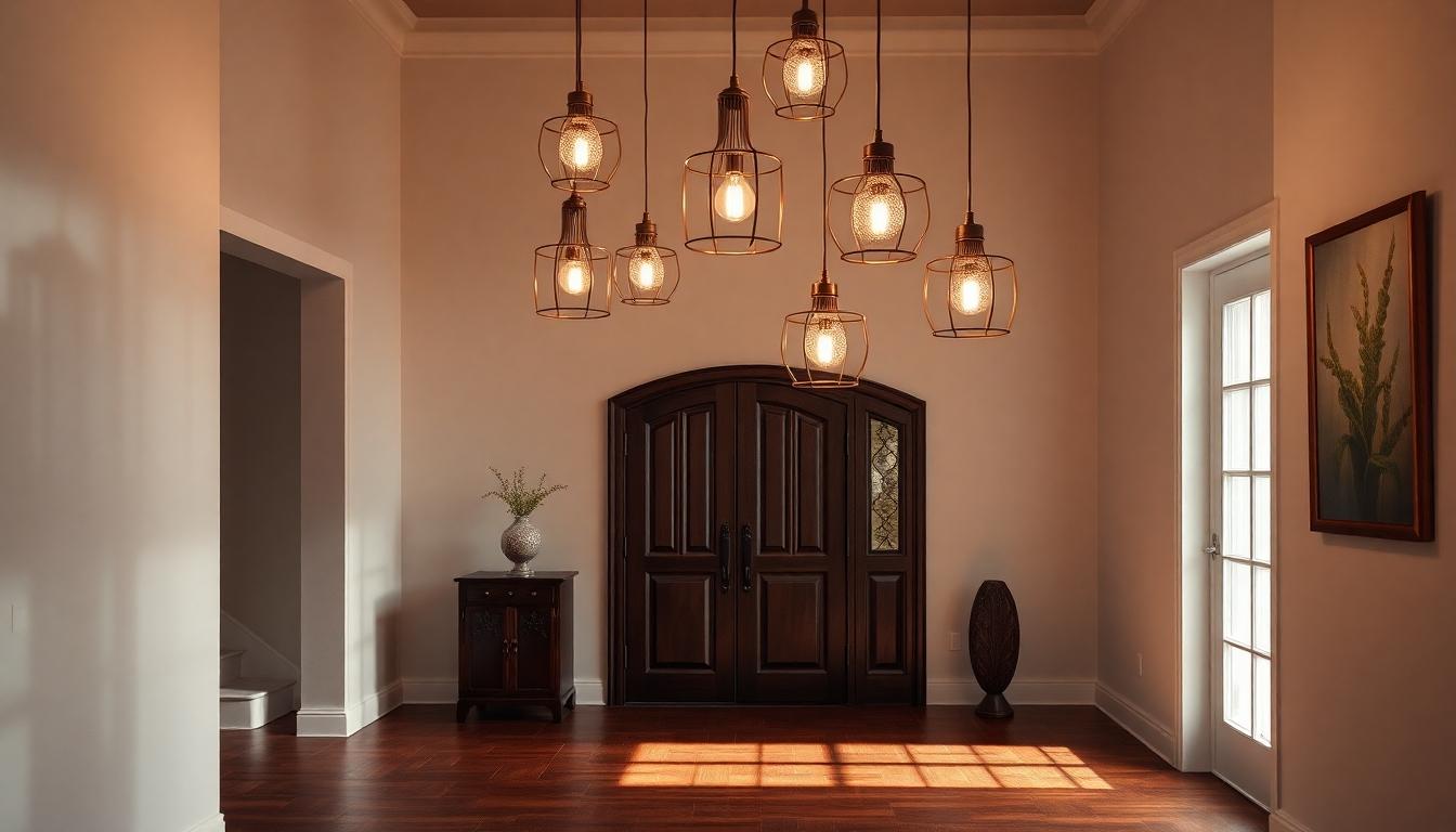 25 Stunning Foyer Lighting Ideas to Transform Your Entryway | 2023 Guide 4 25 Stunning Foyer Lighting Ideas to Transform Your Entryway | 2023 Guide 3