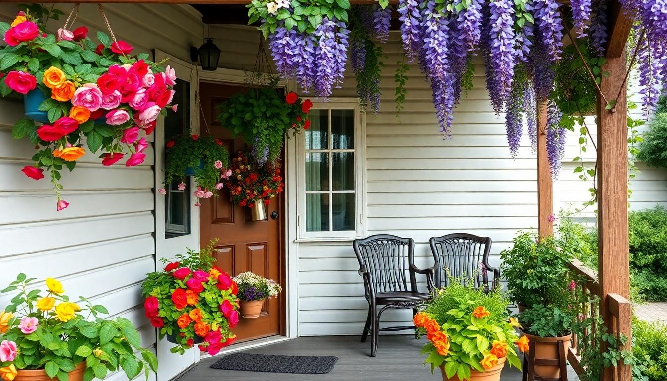 15 Stunning Porch Flower Ideas to Transform Your Entryway This Season 8 15 Stunning Porch Flower Ideas to Transform Your Entryway This Season 7