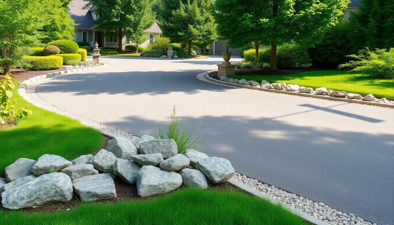 15 Stunning Driveway Landscaping Ideas to Transform Your Home's Entrance 4 15 Stunning Driveway Landscaping Ideas to Transform Your Home's Entrance 3