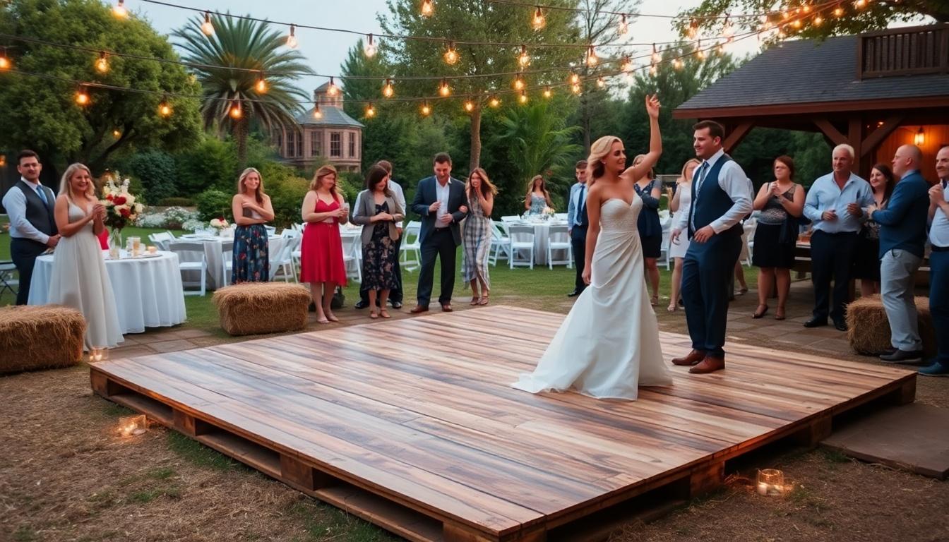 DIY Outdoor Wedding Dance Floor: 10 Beautiful Ideas You Can Build This Weekend 14 DIY Outdoor Wedding Dance Floor: 10 Beautiful Ideas You Can Build This Weekend 13