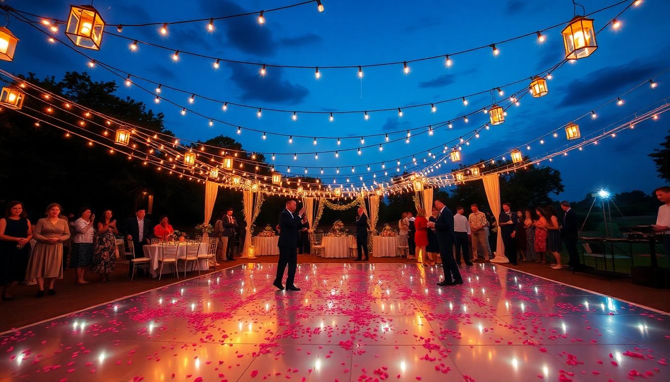 DIY Outdoor Wedding Dance Floor: 10 Beautiful Ideas You Can Build This Weekend 12 DIY Outdoor Wedding Dance Floor: 10 Beautiful Ideas You Can Build This Weekend 11