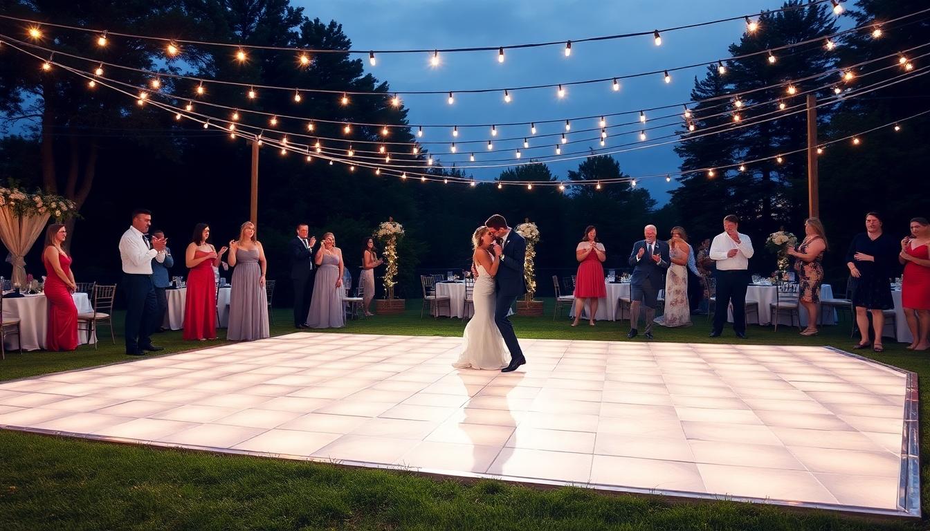 DIY Outdoor Wedding Dance Floor: 10 Beautiful Ideas You Can Build This Weekend 8 DIY Outdoor Wedding Dance Floor: 10 Beautiful Ideas You Can Build This Weekend 7