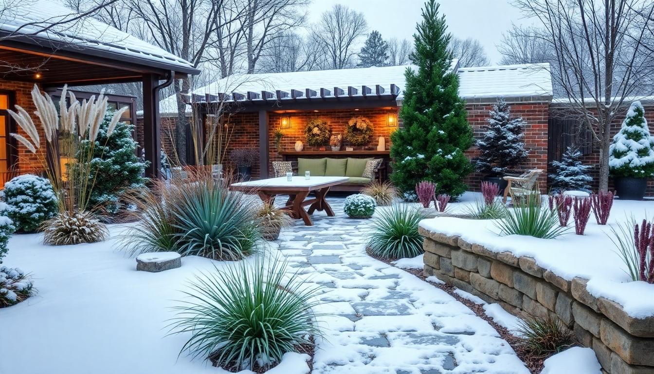 15 Stunning Winter Garden Ideas to Transform Your Outdoor Space During Cold Months 14 15 Stunning Winter Garden Ideas to Transform Your Outdoor Space During Cold Months 13
