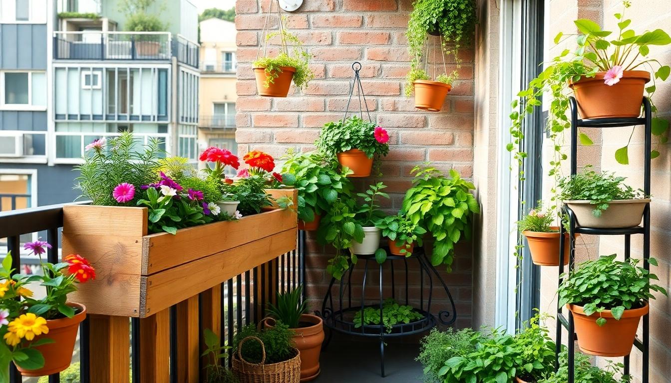 10 Clever Small Balcony Ideas to Transform Your Tiny Outdoor Space 2 10 Clever Small Balcony Ideas to Transform Your Tiny Outdoor Space 1