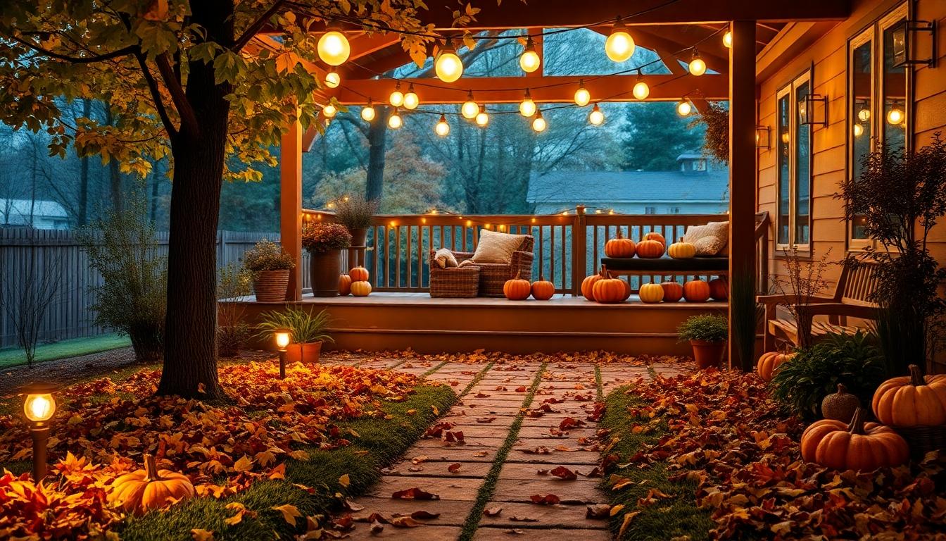 25 Cozy Autumn Outdoor Lighting Ideas to Transform Your Backyard This Fall 8 25 Cozy Autumn Outdoor Lighting Ideas to Transform Your Backyard This Fall 7
