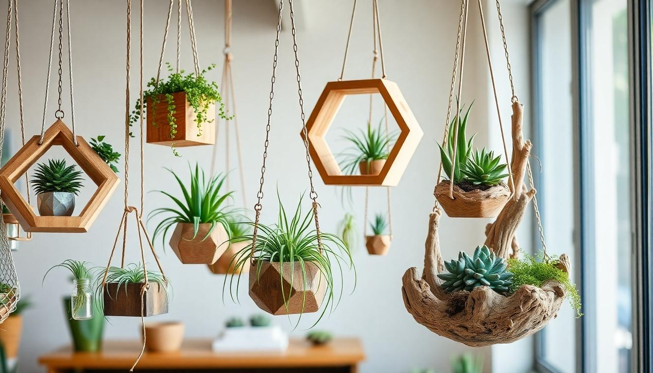 15 Creative Hanging Planter Ideas to Transform Your Space with Vertical Greenery 6 15 Creative Hanging Planter Ideas to Transform Your Space with Vertical Greenery 5
