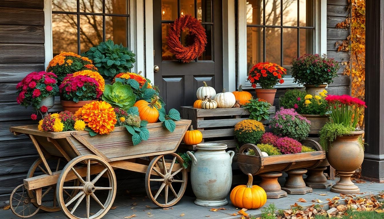 15 Cozy Fall Front Porch Ideas to Welcome Autumn in Style | DIY Seasonal Decor 13