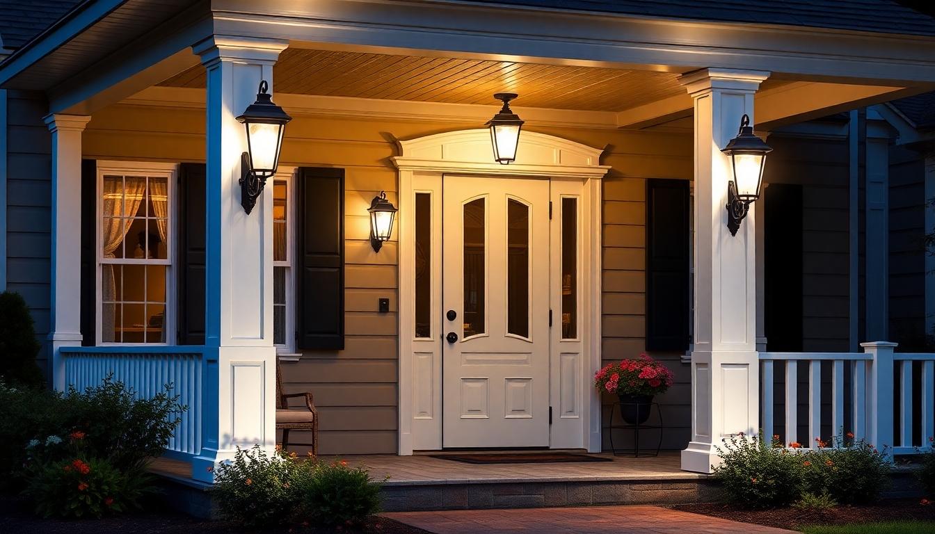 10 Stunning Front Porch Lighting Ideas to Transform Your Home's Entryway 14 10 Stunning Front Porch Lighting Ideas to Transform Your Home's Entryway 13