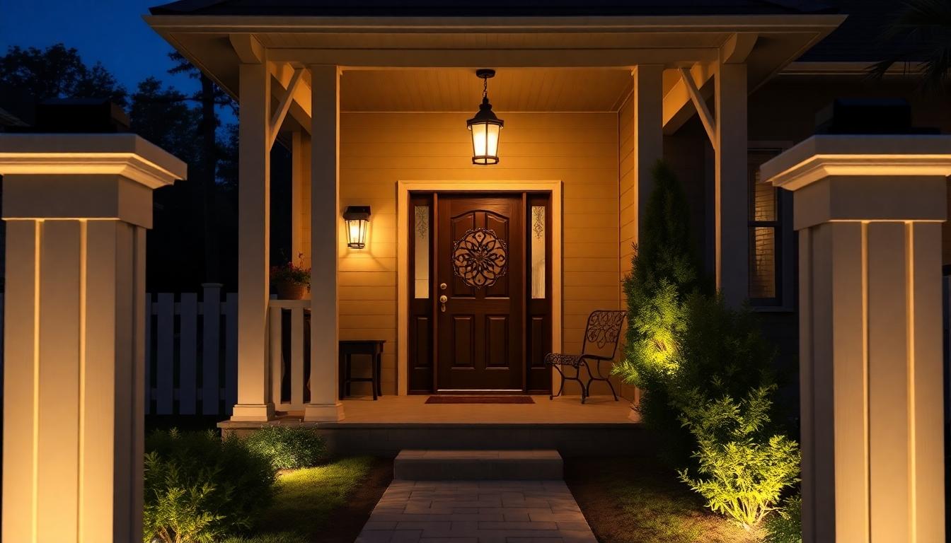 10 Stunning Front Porch Lighting Ideas to Transform Your Home's Entryway 10 10 Stunning Front Porch Lighting Ideas to Transform Your Home's Entryway 9