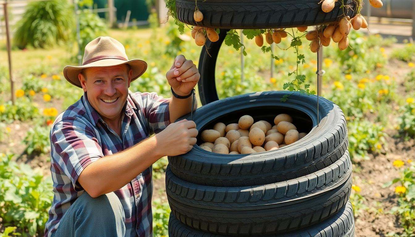 How to Grow Potatoes in Tires: Maximize Your Harvest in Limited Space 10 How to Grow Potatoes in Tires: Maximize Your Harvest in Limited Space 9