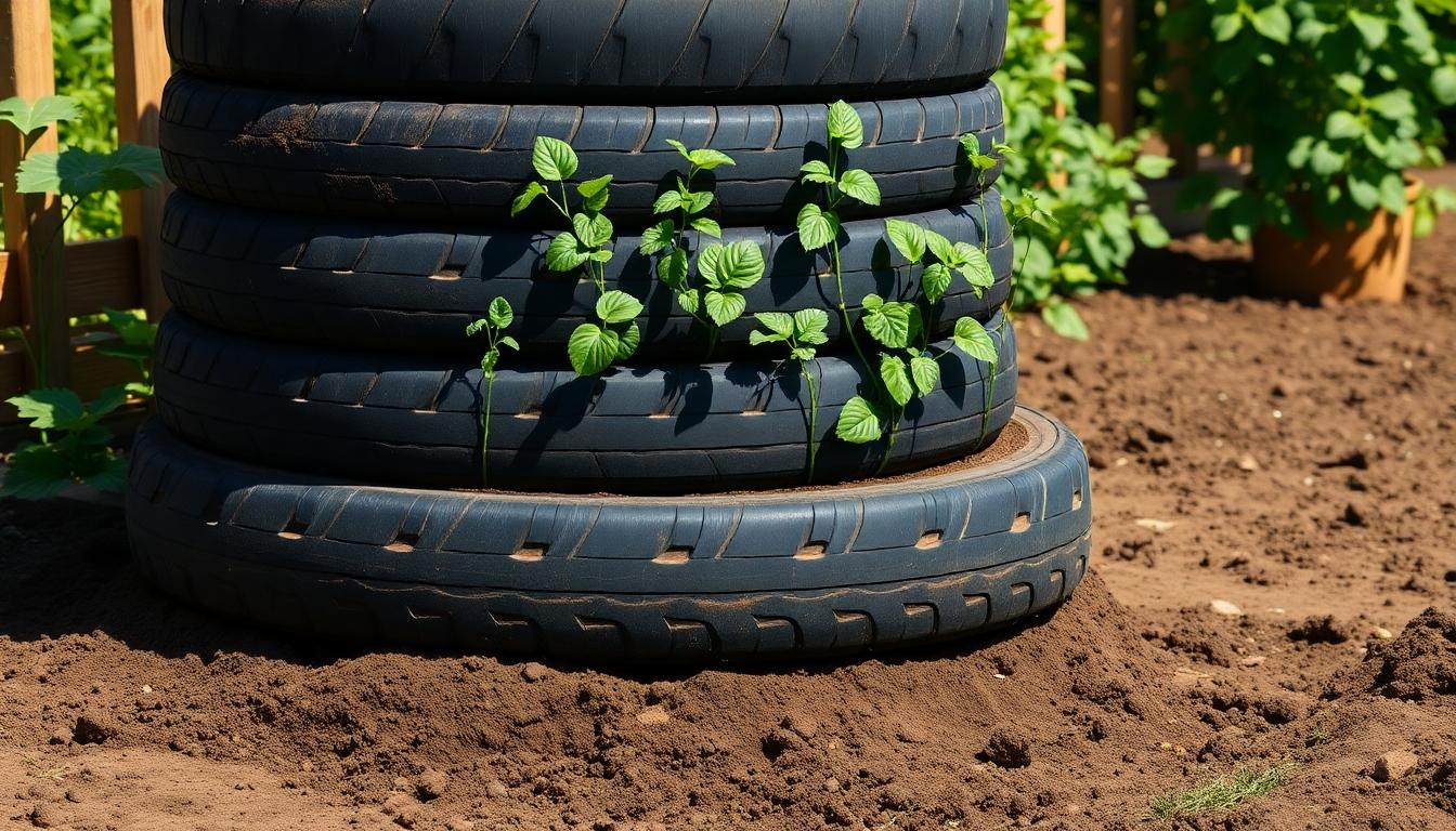 How to Grow Potatoes in Tires: Maximize Your Harvest in Limited Space 6 How to Grow Potatoes in Tires: Maximize Your Harvest in Limited Space 5