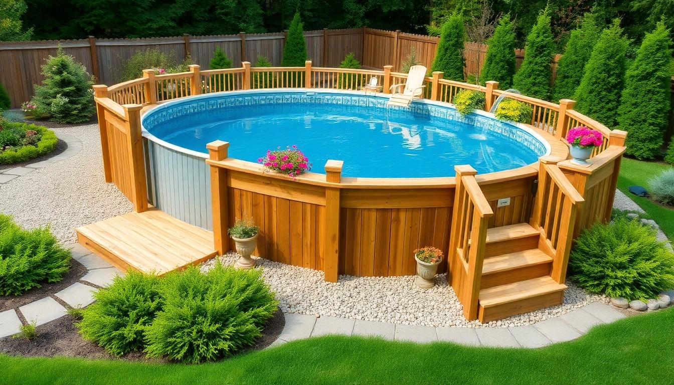 20 Stunning Above Ground Pool Ideas to Transform Your Backyard This Summer 10 20 Stunning Above Ground Pool Ideas to Transform Your Backyard This Summer 9