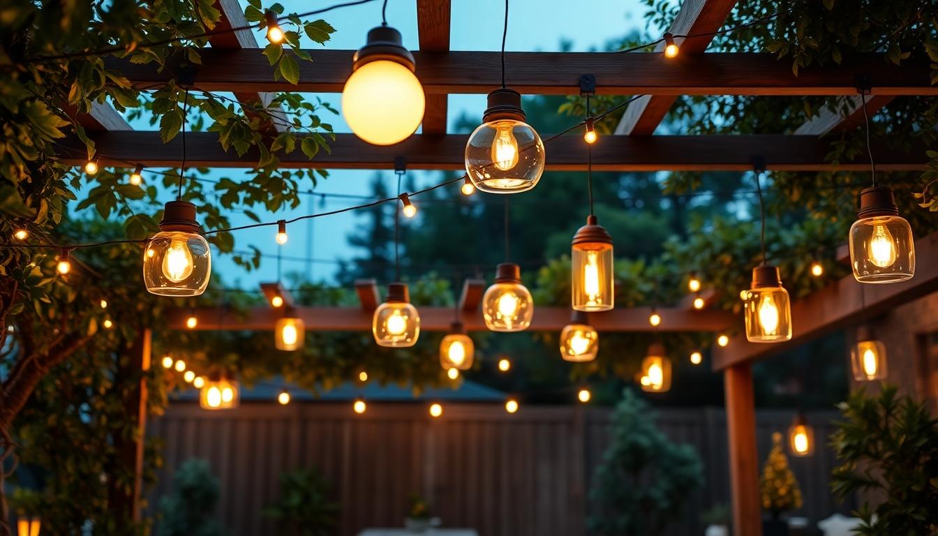 10 Enchanting Pergola Lighting Ideas to Transform Your Outdoor Space Tonight 4 10 Enchanting Pergola Lighting Ideas to Transform Your Outdoor Space Tonight 3