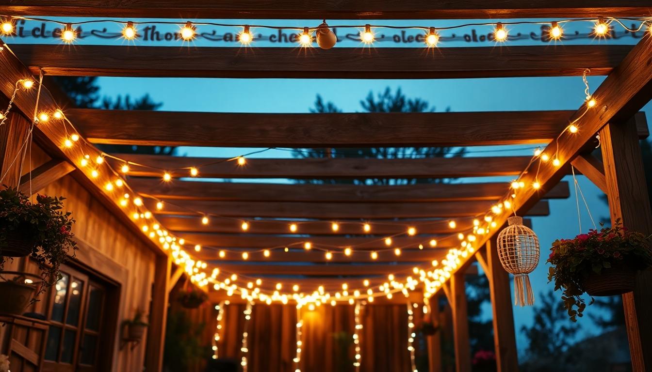 10 Enchanting Pergola Lighting Ideas to Transform Your Outdoor Space Tonight 2 10 Enchanting Pergola Lighting Ideas to Transform Your Outdoor Space Tonight 1