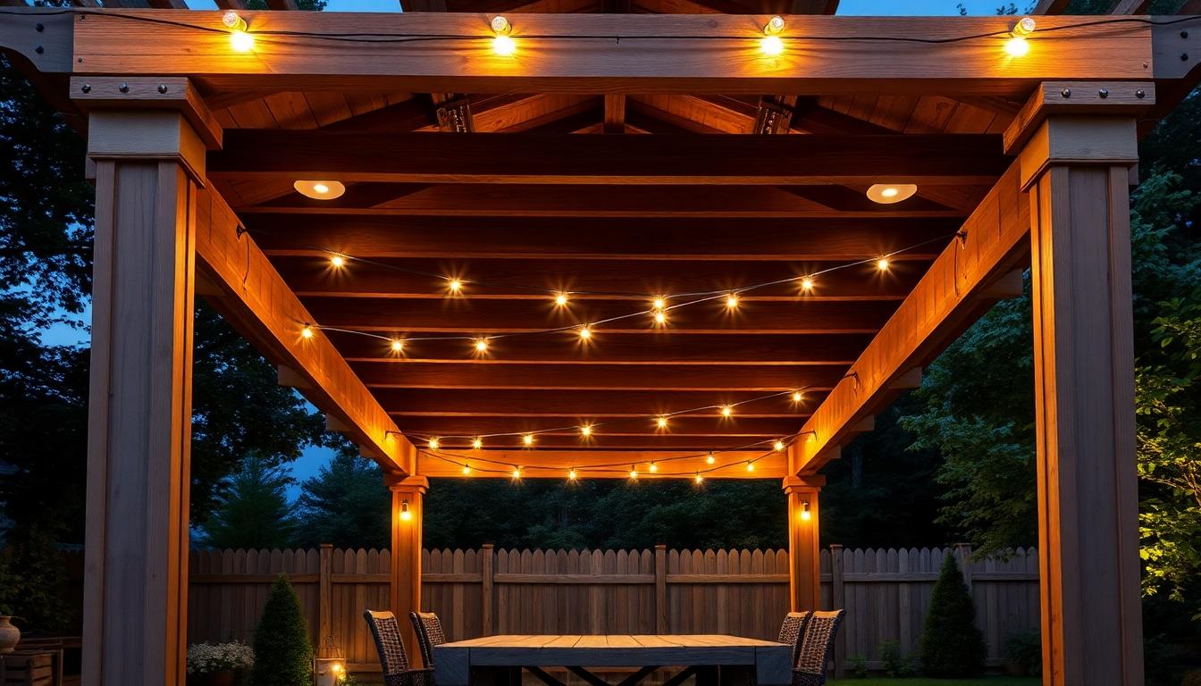 10 Enchanting Pergola Lighting Ideas to Transform Your Outdoor Space Tonight 16 10 Enchanting Pergola Lighting Ideas to Transform Your Outdoor Space Tonight 15
