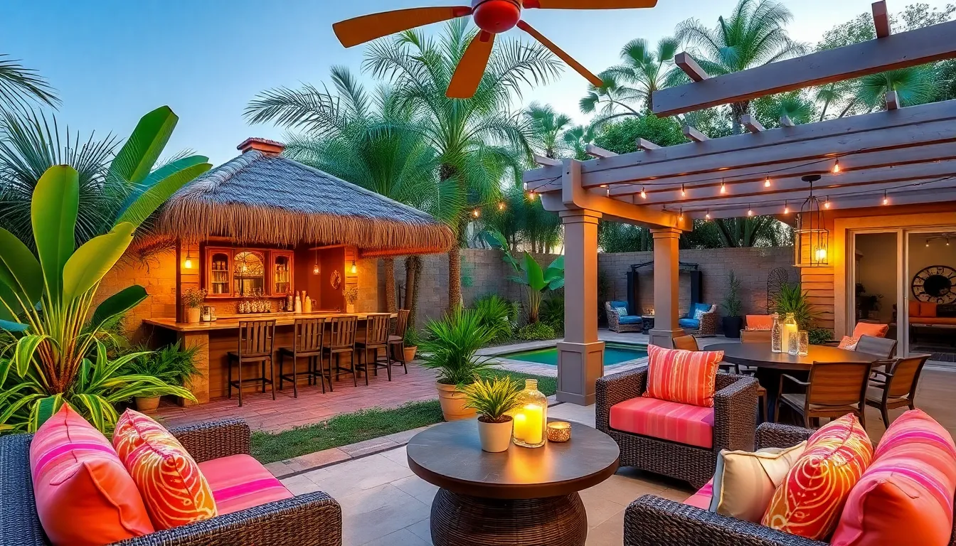 25 Stunning Backyard Tropical Oasis Ideas to Transform Your Space Into Paradise 4 25 Stunning Backyard Tropical Oasis Ideas to Transform Your Space Into Paradise 3