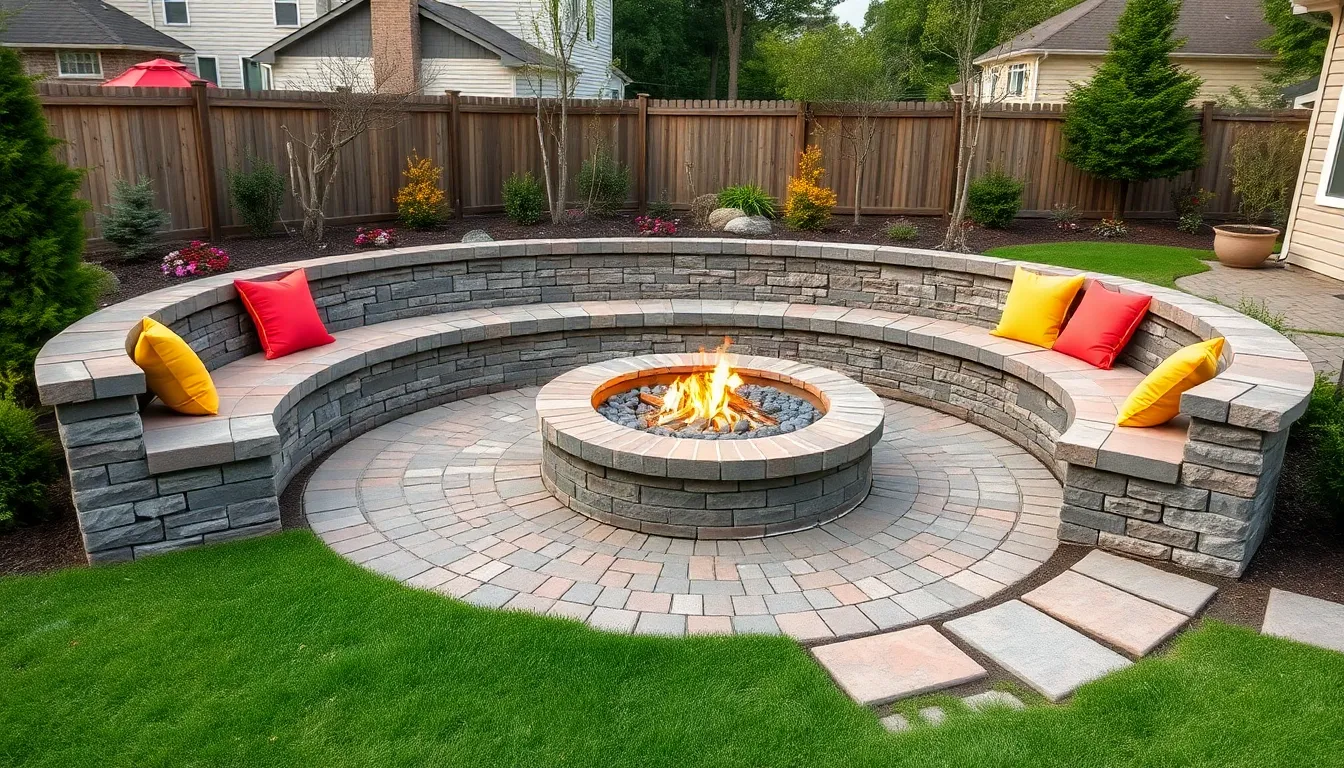 25 Creative Brick Fire Pit Ideas to Transform Your Backyard Into a Cozy Retreat 22 25 Creative Brick Fire Pit Ideas to Transform Your Backyard Into a Cozy Retreat 21
