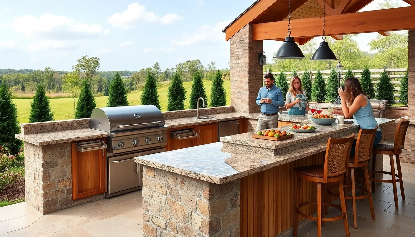 25 Built In BBQ Ideas: Transform Your Outdoor Barbeque Space Into a Backyard Oasis 4 25 Built In BBQ Ideas: Transform Your Outdoor Barbeque Space Into a Backyard Oasis 3