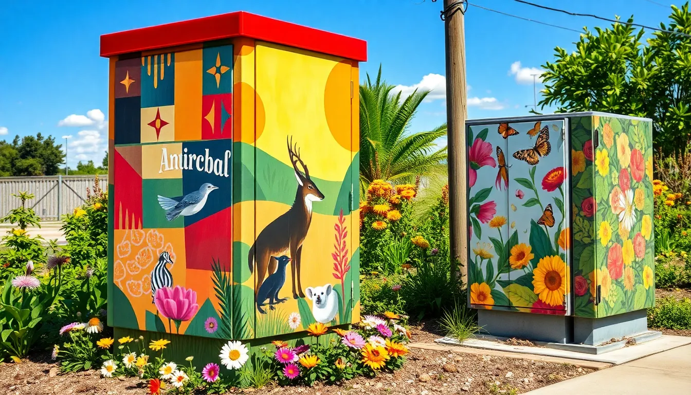 25 Creative Outdoor Electric Box Cover Up Ideas That Actually Look Amazing 4 25 Creative Outdoor Electric Box Cover Up Ideas That Actually Look Amazing 3
