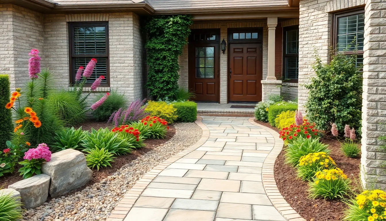 25 Stunning Front Yard Courtyard Ideas to Transform Your Home's Entrance 4 25 Stunning Front Yard Courtyard Ideas to Transform Your Home's Entrance 3