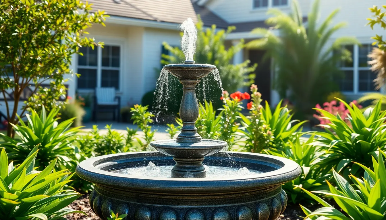25 Stunning Front Yard Water Fountain Ideas to Transform Your Home's Curb Appeal 4 25 Stunning Front Yard Water Fountain Ideas to Transform Your Home's Curb Appeal 3