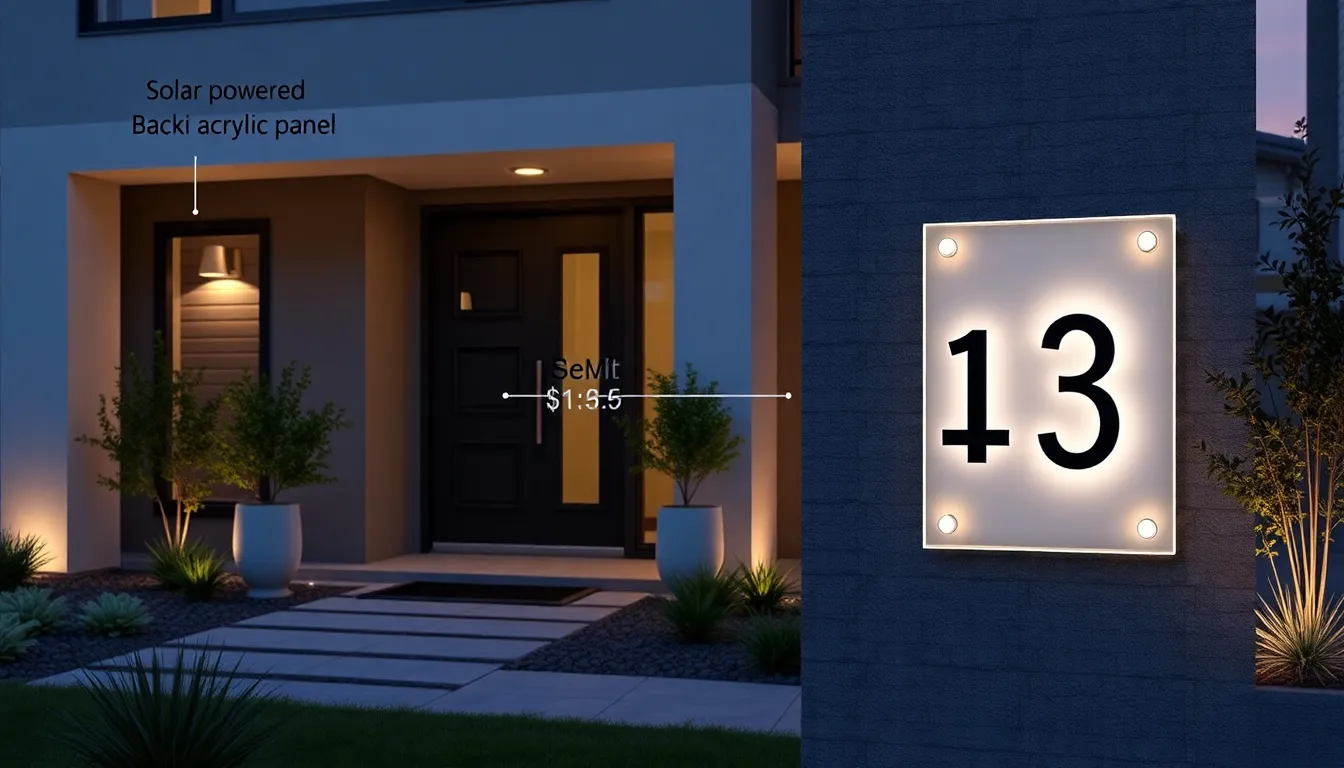 50+ Stunning Outdoor House Number Ideas That Boost Curb Appeal & Visibility 4 50+ Stunning Outdoor House Number Ideas That Boost Curb Appeal & Visibility 3