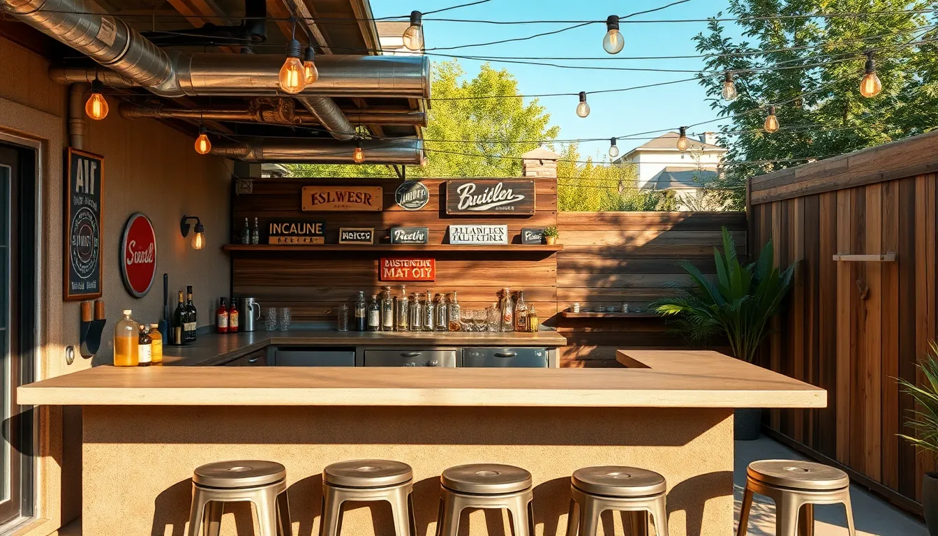27 Stunning Outdoor Bar Decor Ideas to Transform Your Backyard Into an Entertainment Oasis 4 27 Stunning Outdoor Bar Decor Ideas to Transform Your Backyard Into an Entertainment Oasis 3