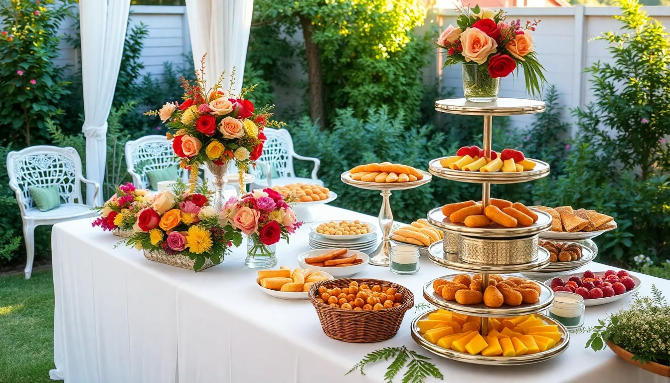 15 Creative Outdoor Buffet Table Ideas That Will Wow Your Guests 4 15 Creative Outdoor Buffet Table Ideas That Will Wow Your Guests 3