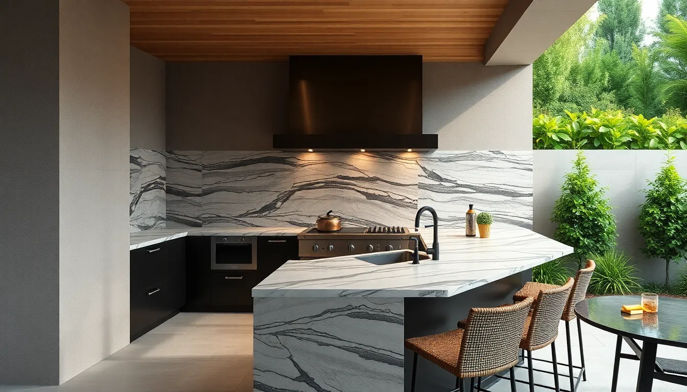 25 Stunning Outdoor Kitchen Backsplash Ideas That Transform Your Backyard Space 4 25 Stunning Outdoor Kitchen Backsplash Ideas That Transform Your Backyard Space 3