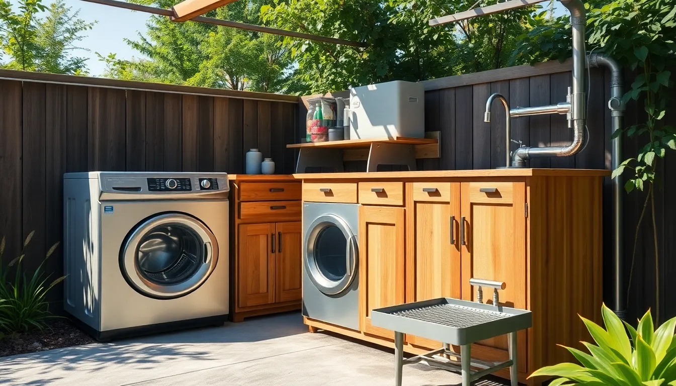 15 Genius Outdoor Laundry Room Ideas for Small Spaces That Maximize Every Inch 4 15 Genius Outdoor Laundry Room Ideas for Small Spaces That Maximize Every Inch 3