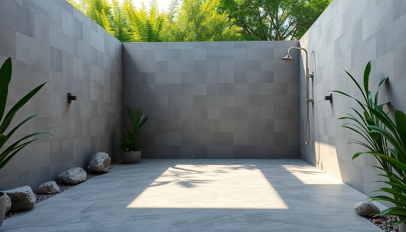15 Stunning Outdoor Shower Floor Ideas That Transform Your Backyard (2025) 4 15 Stunning Outdoor Shower Floor Ideas That Transform Your Backyard (2025) 3