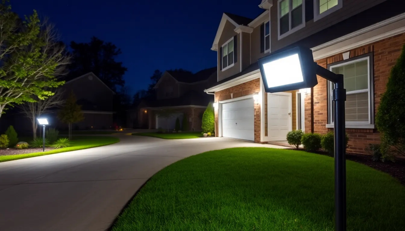 outdoor solar lighting ideas