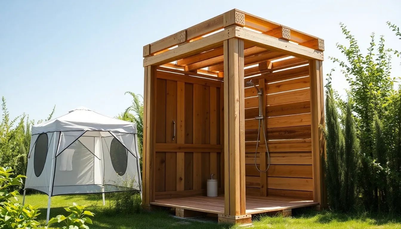 25 Brilliant Outdoor Toilet and Shower Ideas for Your Backyard or Camping Setup 4 25 Brilliant Outdoor Toilet and Shower Ideas for Your Backyard or Camping Setup 3