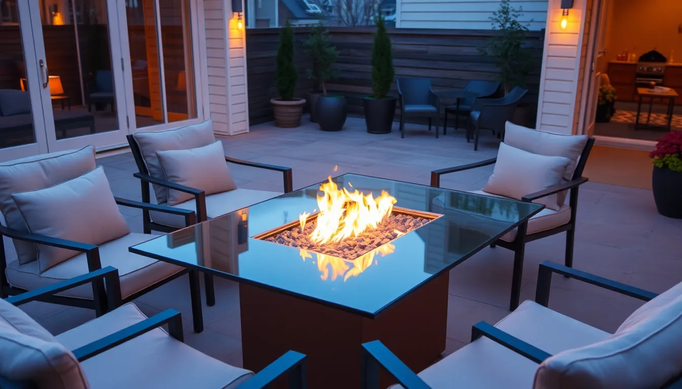 small outdoor fireplace ideas