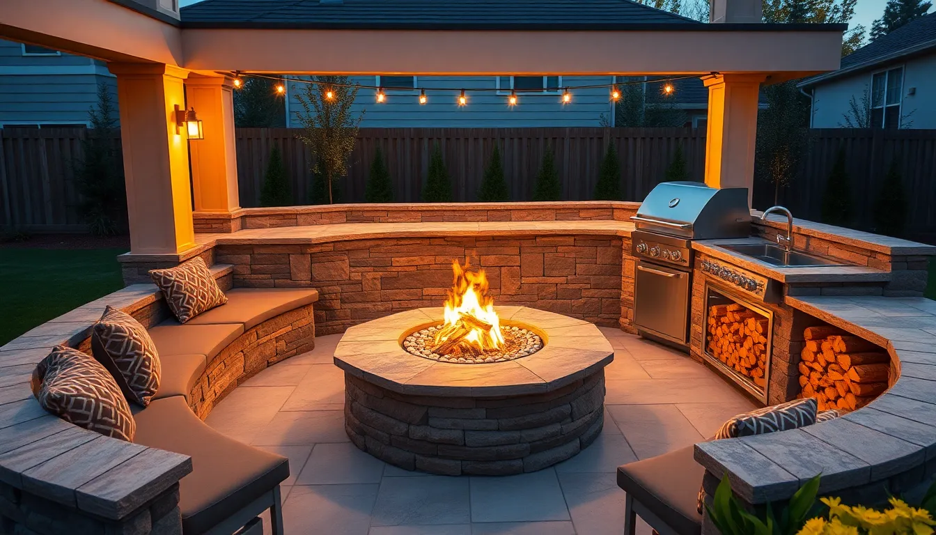 25 Built In BBQ Ideas: Transform Your Outdoor Barbeque Space Into a Backyard Oasis 6 25 Built In BBQ Ideas: Transform Your Outdoor Barbeque Space Into a Backyard Oasis 5