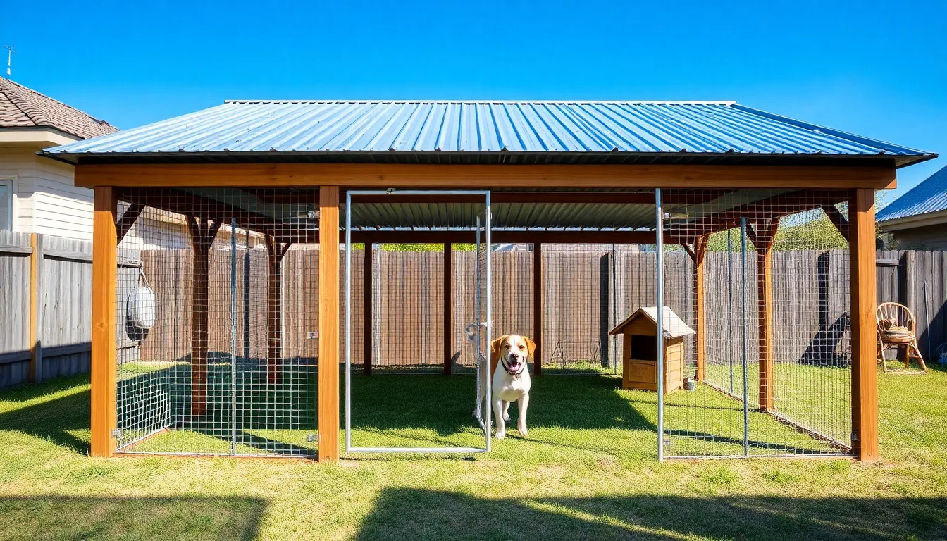 25 Creative Backyard Dog Run Ideas That'll Transform Your Yard (+ Easy DIY Guide) 6 25 Creative Backyard Dog Run Ideas That'll Transform Your Yard (+ Easy DIY Guide) 5