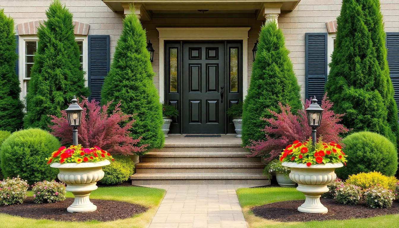 25 Stunning Front Yard Landscape Layout Ideas to Transform Your Home's Curb Appeal 6 25 Stunning Front Yard Landscape Layout Ideas to Transform Your Home's Curb Appeal 5