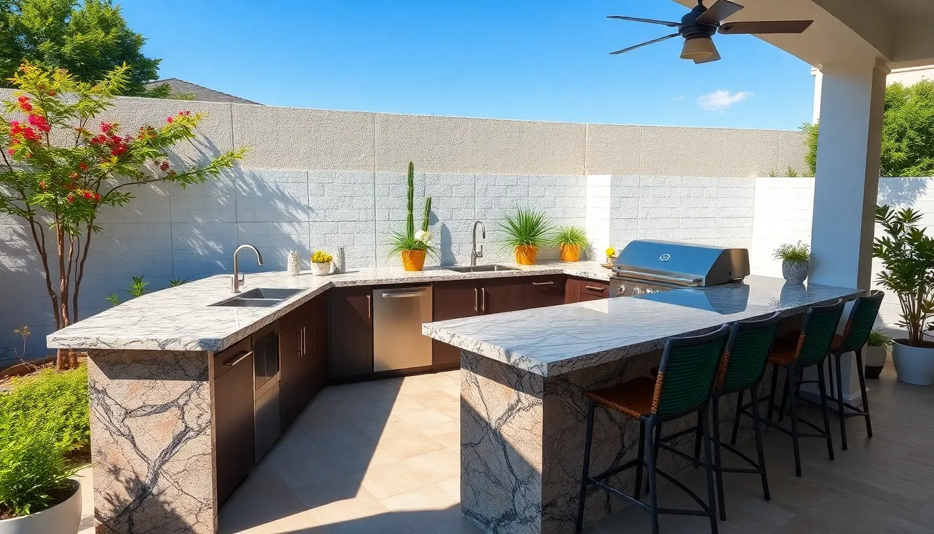 25 Stunning L Shape Outdoor Kitchen Ideas That Transform Your Backyard (2025) 6 25 Stunning L Shape Outdoor Kitchen Ideas That Transform Your Backyard (2025) 5
