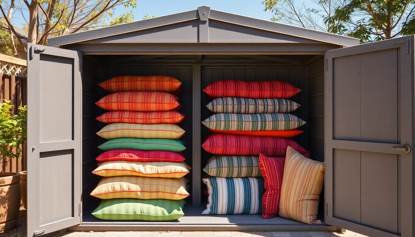 15 Outdoor Cushion Storage Ideas That'll Save Your Patio Furniture (DIY + Budget Tips) 6 15 Outdoor Cushion Storage Ideas That'll Save Your Patio Furniture (DIY + Budget Tips) 5