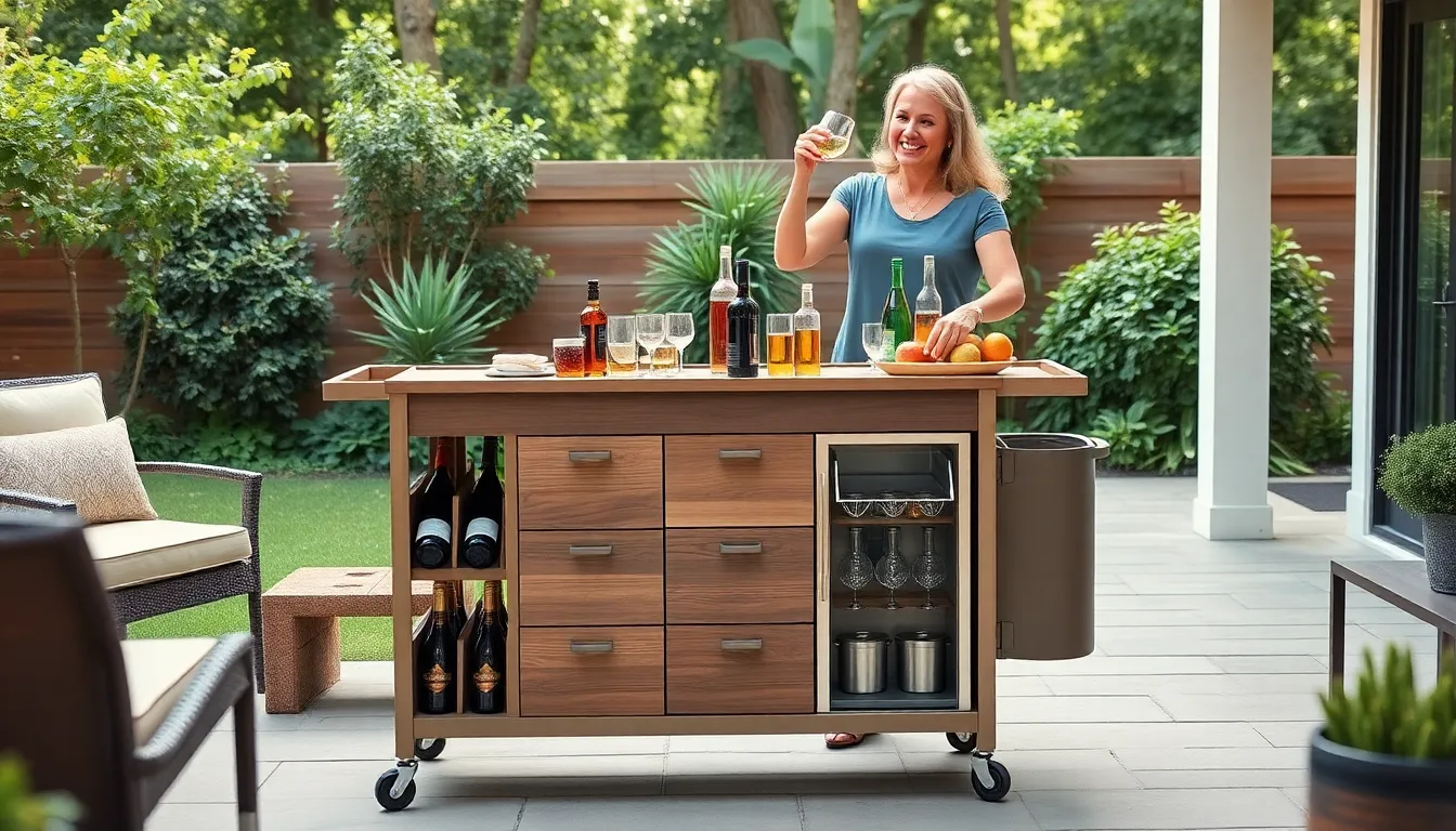 outdoor kitchen bar ideas