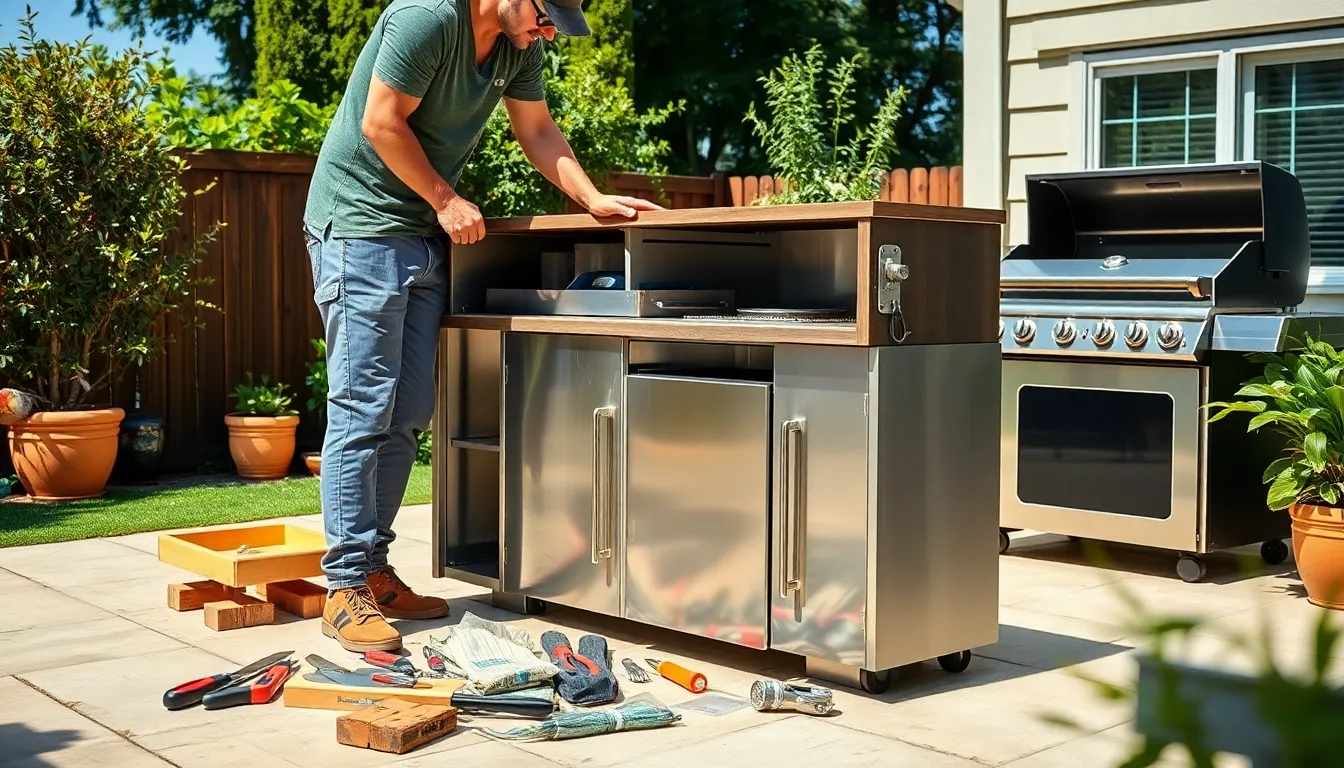 25 Outdoor Kitchen Cabinets Ideas That Transform Your Backyard Into a Chef's Paradise 6 25 Outdoor Kitchen Cabinets Ideas That Transform Your Backyard Into a Chef's Paradise 5