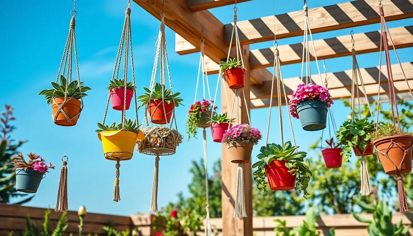 outdoor plant stand ideas