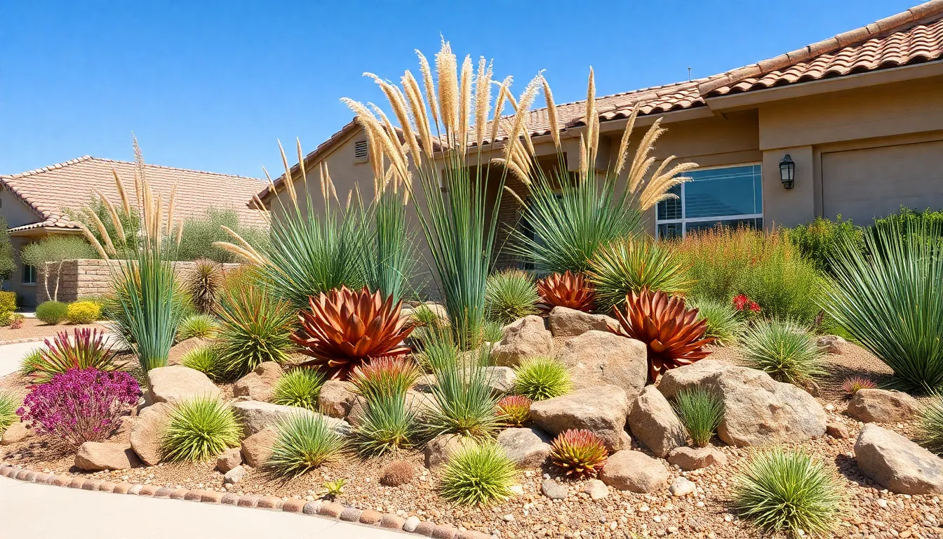 rock landscaping ideas front yard