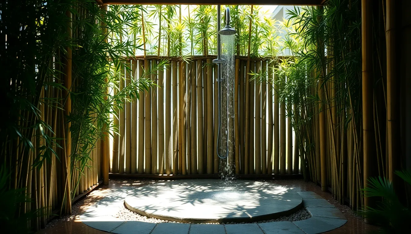 23 Rustic Outdoor Shower Ideas That Transform Your Backyard Into a Natural Retreat 6 23 Rustic Outdoor Shower Ideas That Transform Your Backyard Into a Natural Retreat 5