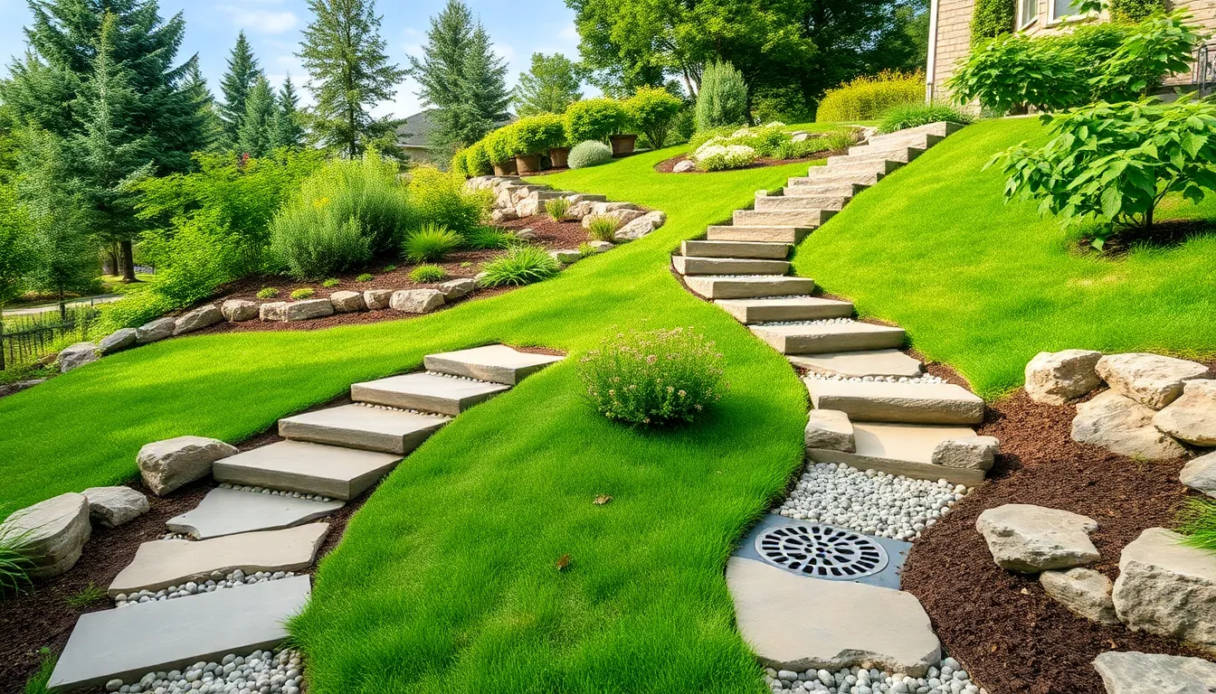27 Slope Backyard Landscaping Ideas That Transform Hills Into Beautiful Spaces 6 27 Slope Backyard Landscaping Ideas That Transform Hills Into Beautiful Spaces 5